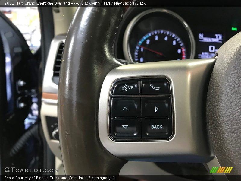 Blackberry Pearl / New Saddle/Black 2011 Jeep Grand Cherokee Overland 4x4
