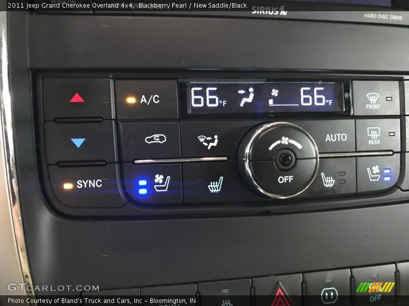 Blackberry Pearl / New Saddle/Black 2011 Jeep Grand Cherokee Overland 4x4