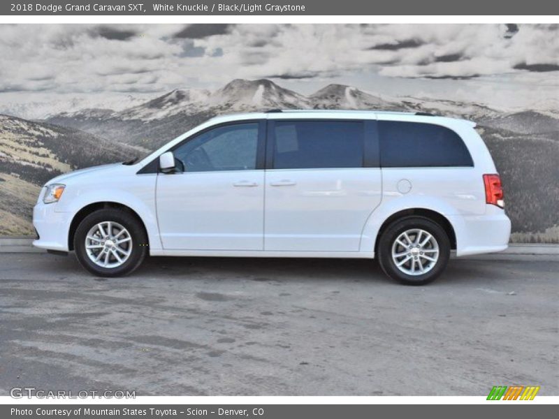 White Knuckle / Black/Light Graystone 2018 Dodge Grand Caravan SXT