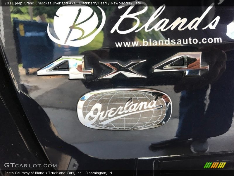 Blackberry Pearl / New Saddle/Black 2011 Jeep Grand Cherokee Overland 4x4