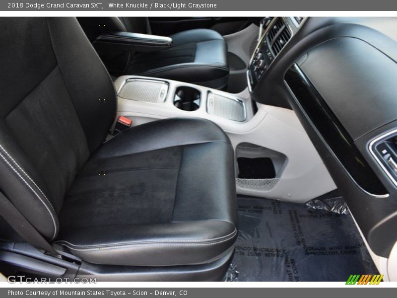White Knuckle / Black/Light Graystone 2018 Dodge Grand Caravan SXT