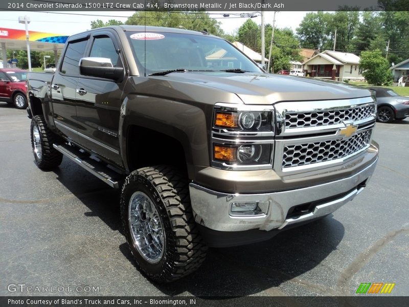 Brownstone Metallic / Jet Black/Dark Ash 2014 Chevrolet Silverado 1500 LTZ Crew Cab 4x4