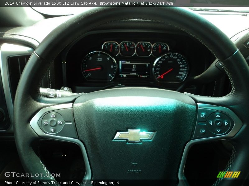 Brownstone Metallic / Jet Black/Dark Ash 2014 Chevrolet Silverado 1500 LTZ Crew Cab 4x4