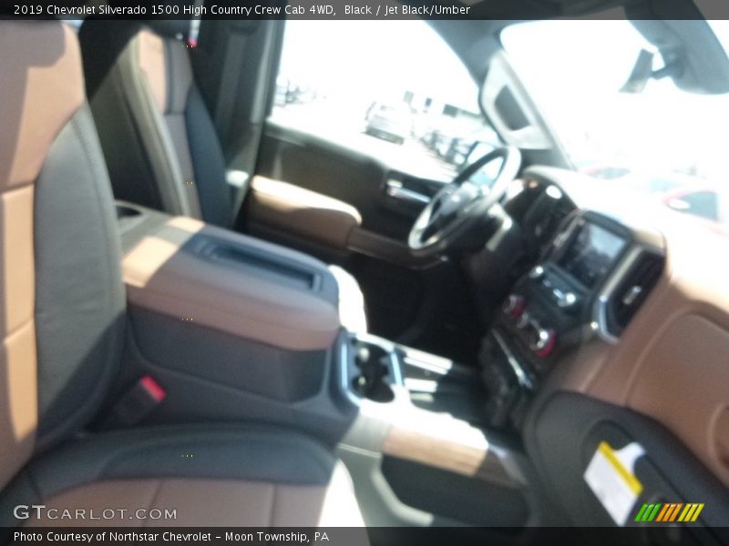 Black / Jet Black/Umber 2019 Chevrolet Silverado 1500 High Country Crew Cab 4WD