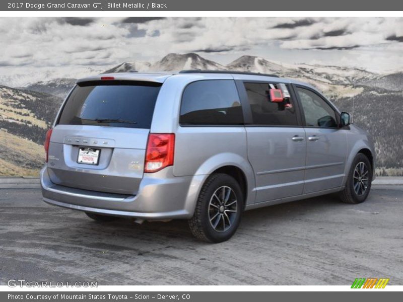Billet Metallic / Black 2017 Dodge Grand Caravan GT