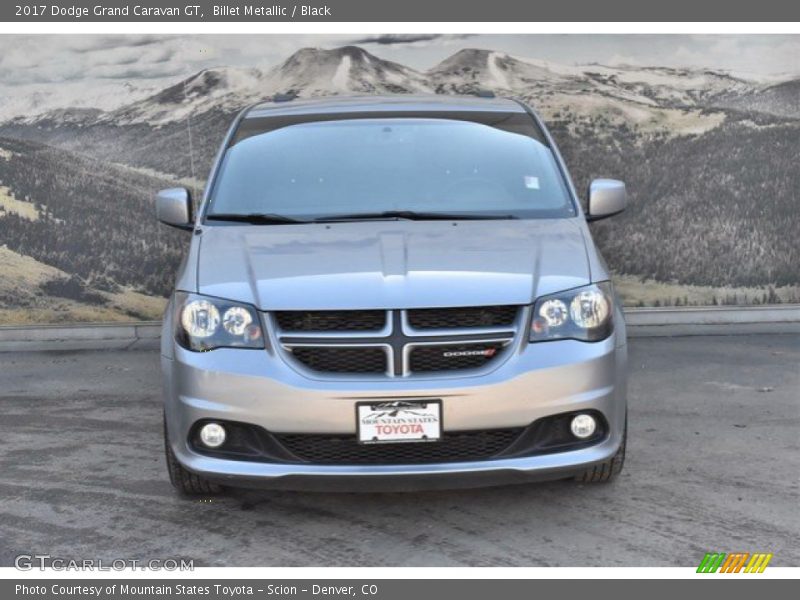 Billet Metallic / Black 2017 Dodge Grand Caravan GT