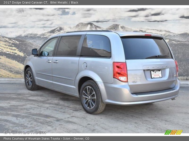 Billet Metallic / Black 2017 Dodge Grand Caravan GT
