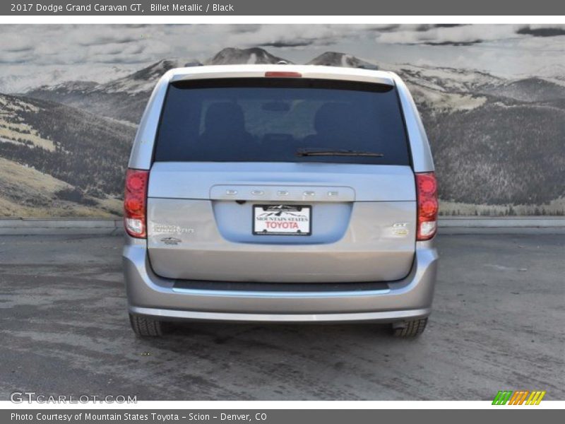 Billet Metallic / Black 2017 Dodge Grand Caravan GT