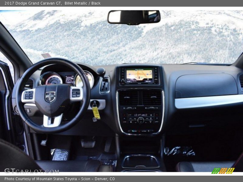 Billet Metallic / Black 2017 Dodge Grand Caravan GT