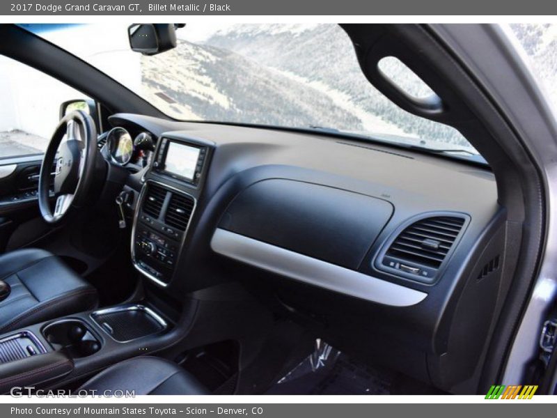 Billet Metallic / Black 2017 Dodge Grand Caravan GT