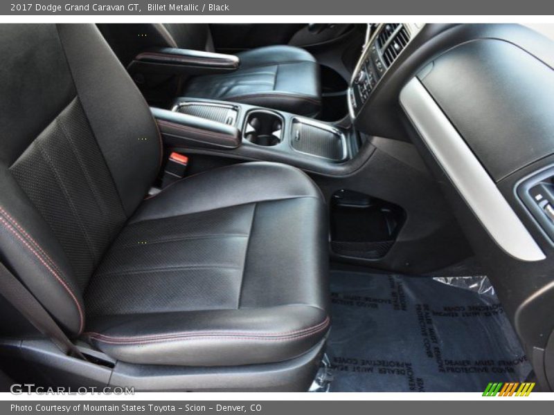 Billet Metallic / Black 2017 Dodge Grand Caravan GT