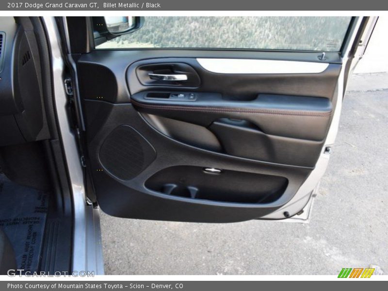 Billet Metallic / Black 2017 Dodge Grand Caravan GT