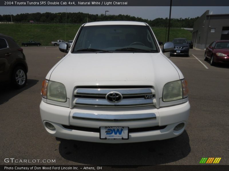 Natural White / Light Charcoal 2004 Toyota Tundra SR5 Double Cab 4x4