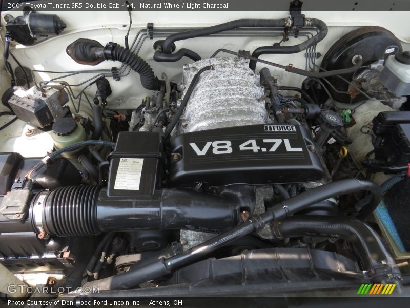 Natural White / Light Charcoal 2004 Toyota Tundra SR5 Double Cab 4x4