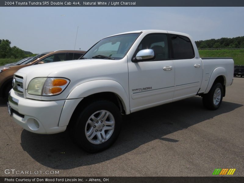 Natural White / Light Charcoal 2004 Toyota Tundra SR5 Double Cab 4x4