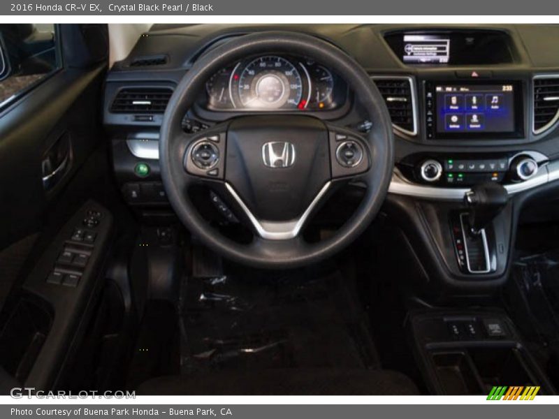 Crystal Black Pearl / Black 2016 Honda CR-V EX