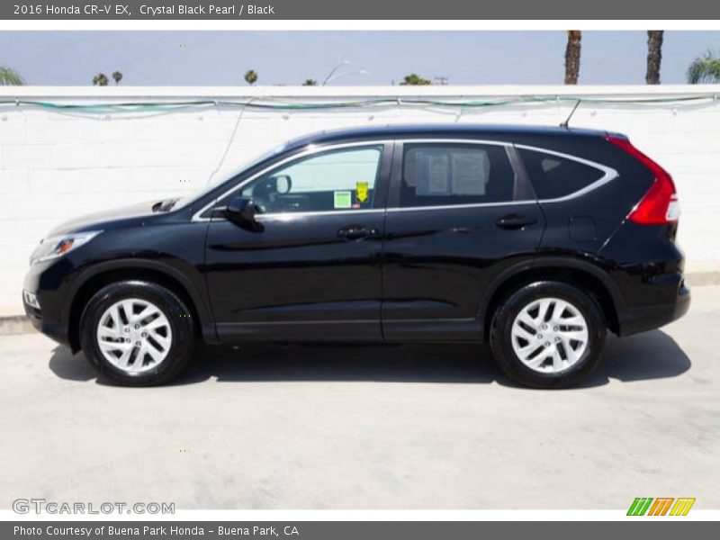 Crystal Black Pearl / Black 2016 Honda CR-V EX