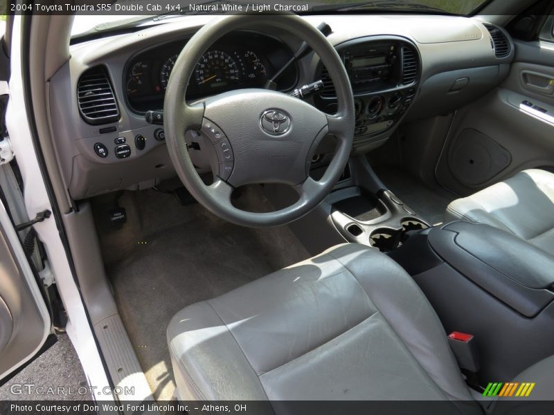 Natural White / Light Charcoal 2004 Toyota Tundra SR5 Double Cab 4x4
