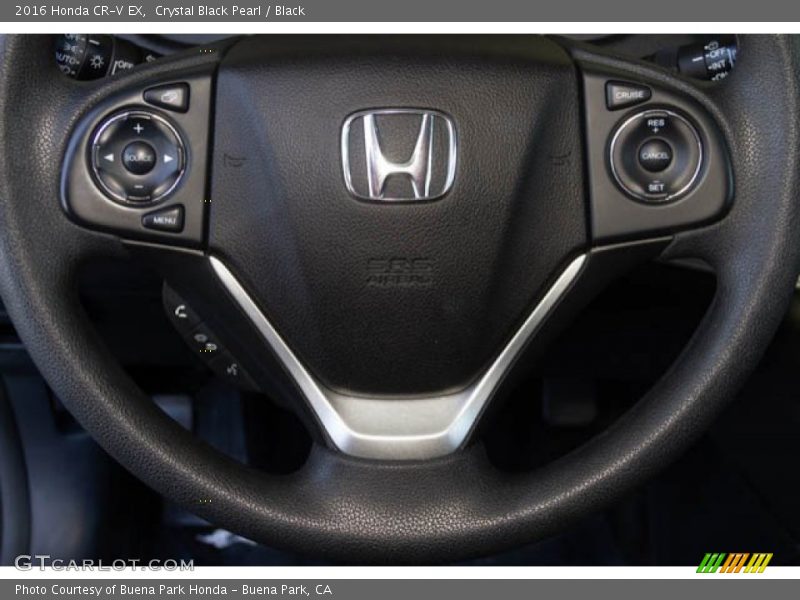 Crystal Black Pearl / Black 2016 Honda CR-V EX
