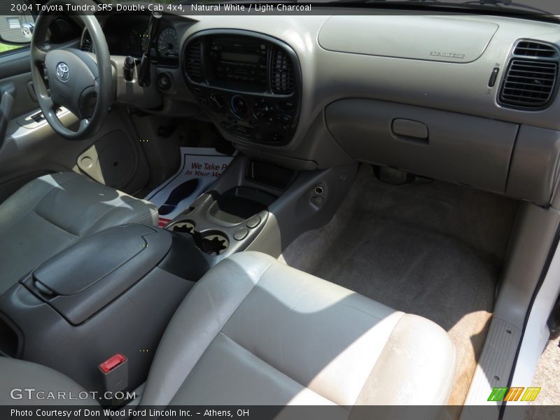 Natural White / Light Charcoal 2004 Toyota Tundra SR5 Double Cab 4x4