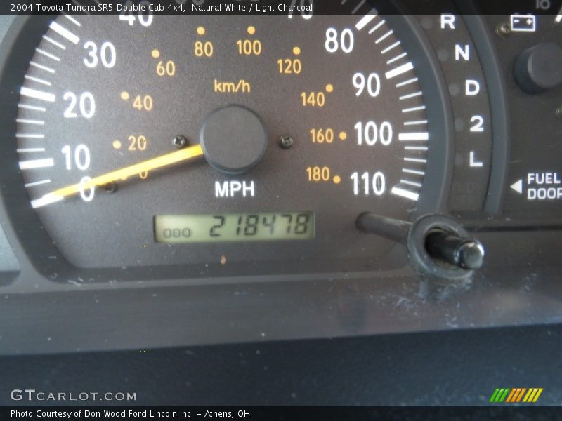 Natural White / Light Charcoal 2004 Toyota Tundra SR5 Double Cab 4x4