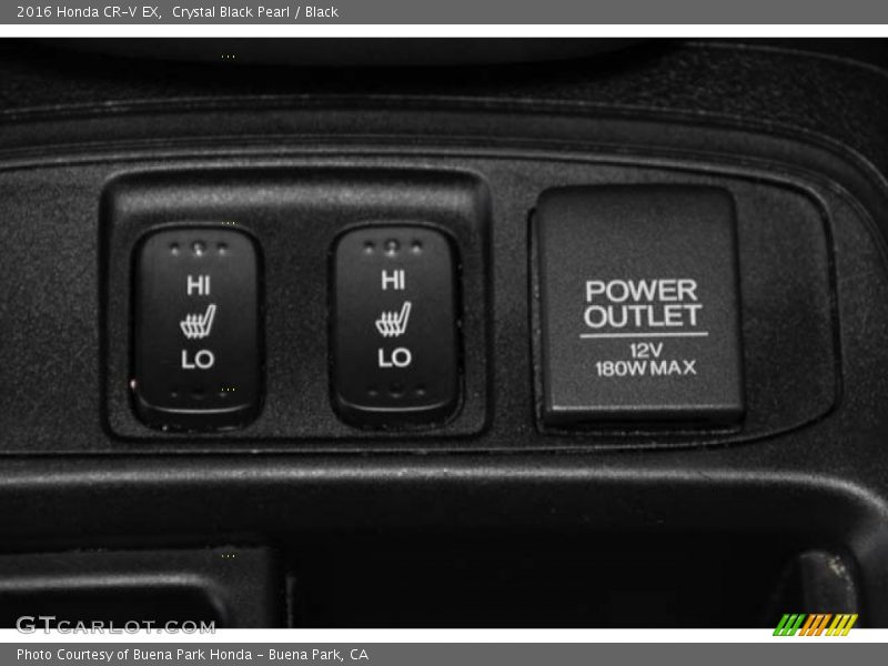 Crystal Black Pearl / Black 2016 Honda CR-V EX