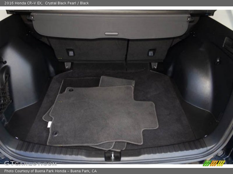 Crystal Black Pearl / Black 2016 Honda CR-V EX