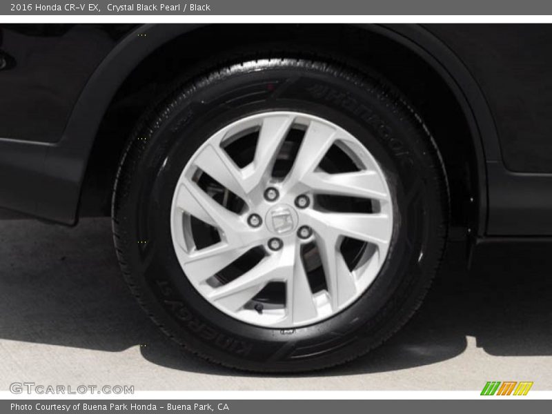 Crystal Black Pearl / Black 2016 Honda CR-V EX