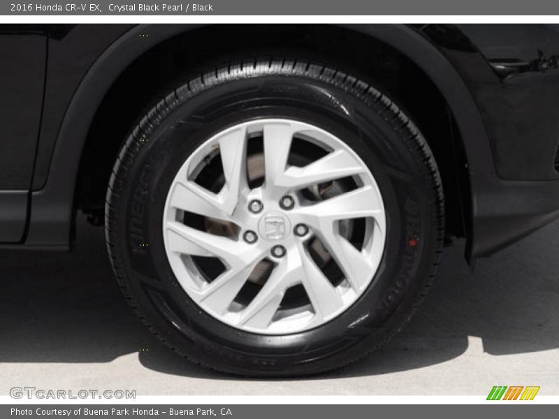 Crystal Black Pearl / Black 2016 Honda CR-V EX