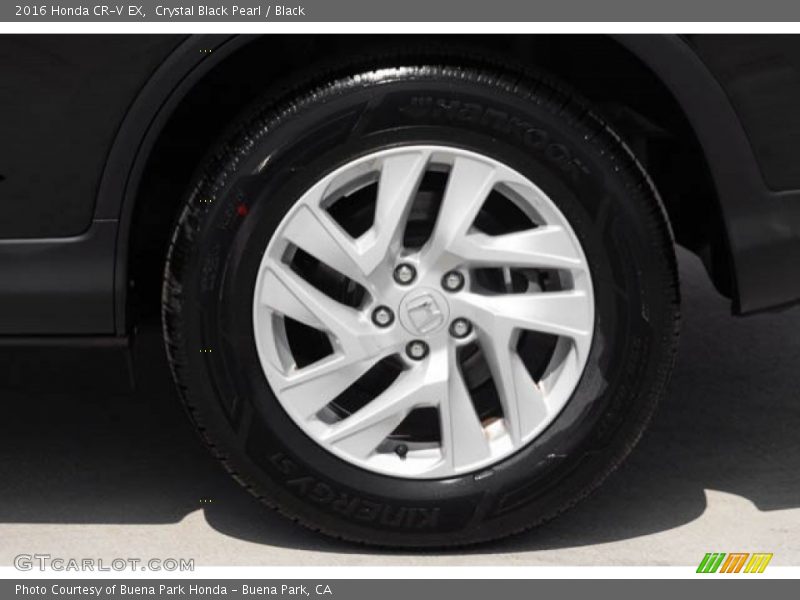 Crystal Black Pearl / Black 2016 Honda CR-V EX