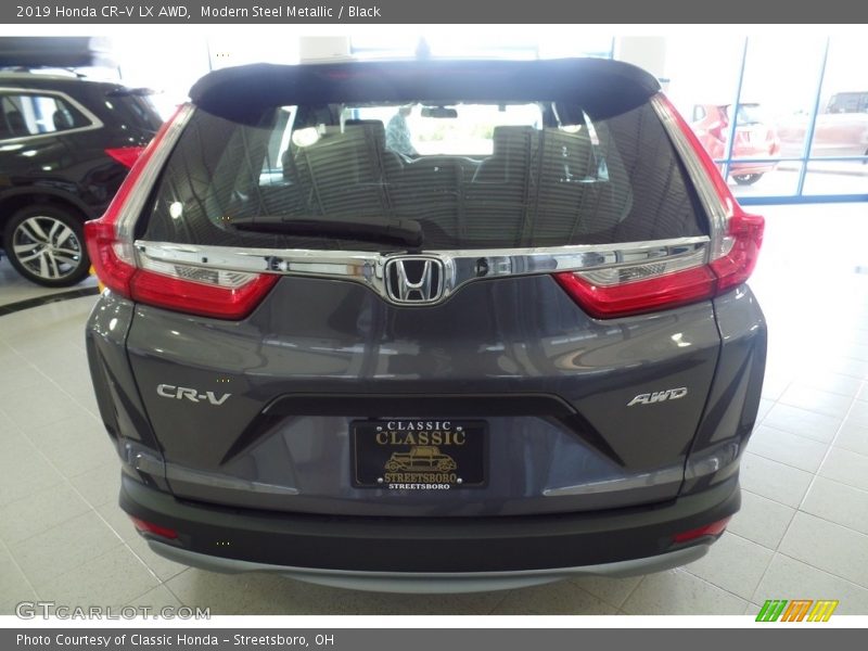 Modern Steel Metallic / Black 2019 Honda CR-V LX AWD