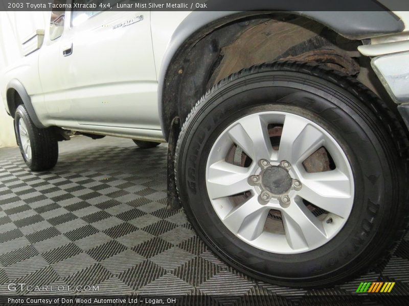 Lunar Mist Silver Metallic / Oak 2003 Toyota Tacoma Xtracab 4x4