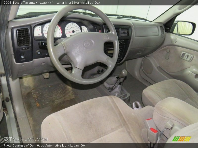 Lunar Mist Silver Metallic / Oak 2003 Toyota Tacoma Xtracab 4x4