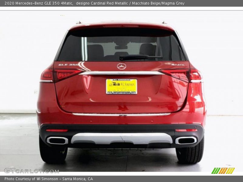 designo Cardinal Red Metallic / Macchiato Beige/Magma Grey 2020 Mercedes-Benz GLE 350 4Matic