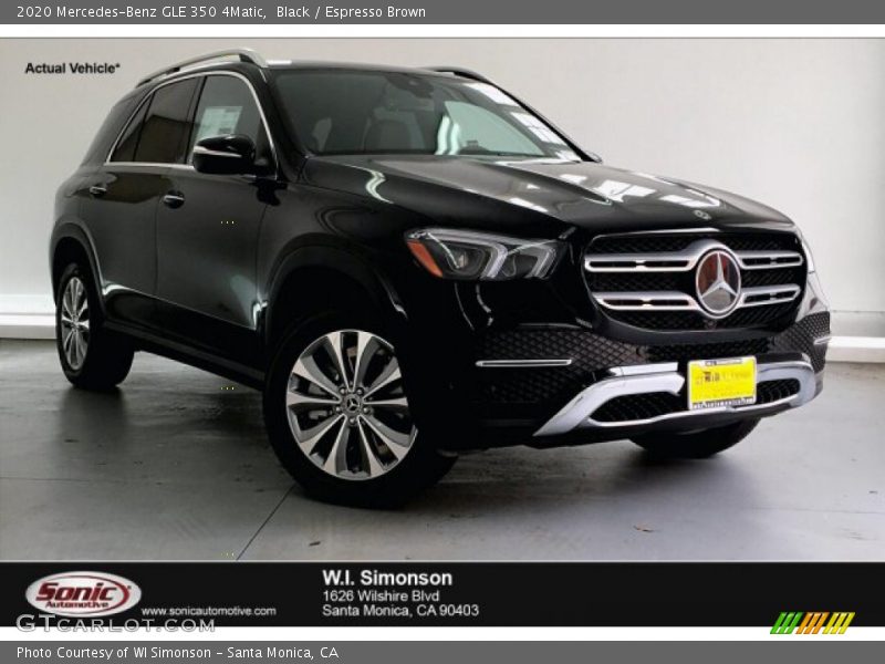 Black / Espresso Brown 2020 Mercedes-Benz GLE 350 4Matic