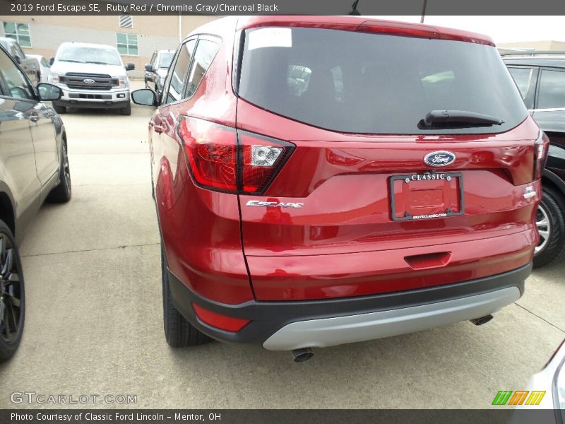 Ruby Red / Chromite Gray/Charcoal Black 2019 Ford Escape SE