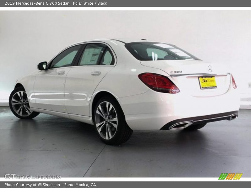 Polar White / Black 2019 Mercedes-Benz C 300 Sedan