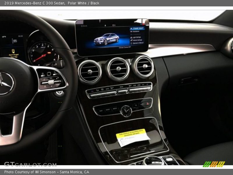 Polar White / Black 2019 Mercedes-Benz C 300 Sedan