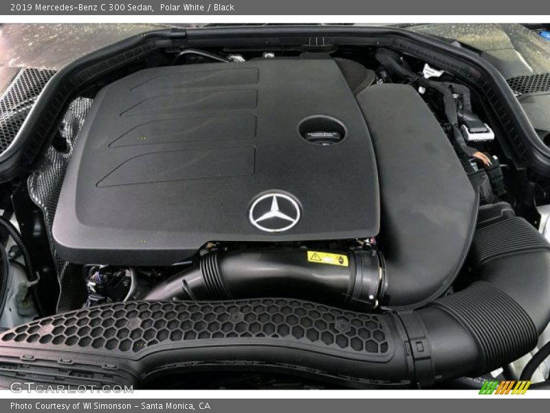Polar White / Black 2019 Mercedes-Benz C 300 Sedan