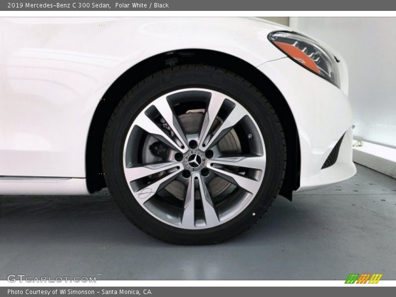 Polar White / Black 2019 Mercedes-Benz C 300 Sedan