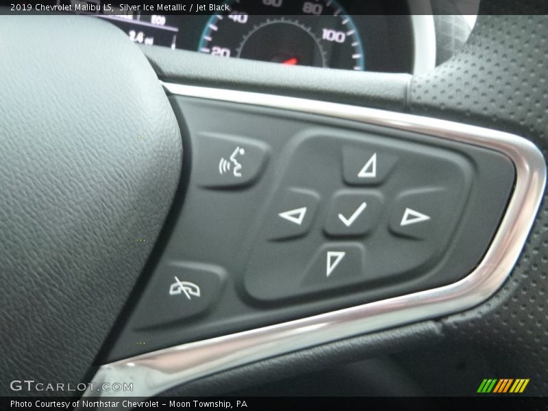 Silver Ice Metallic / Jet Black 2019 Chevrolet Malibu LS