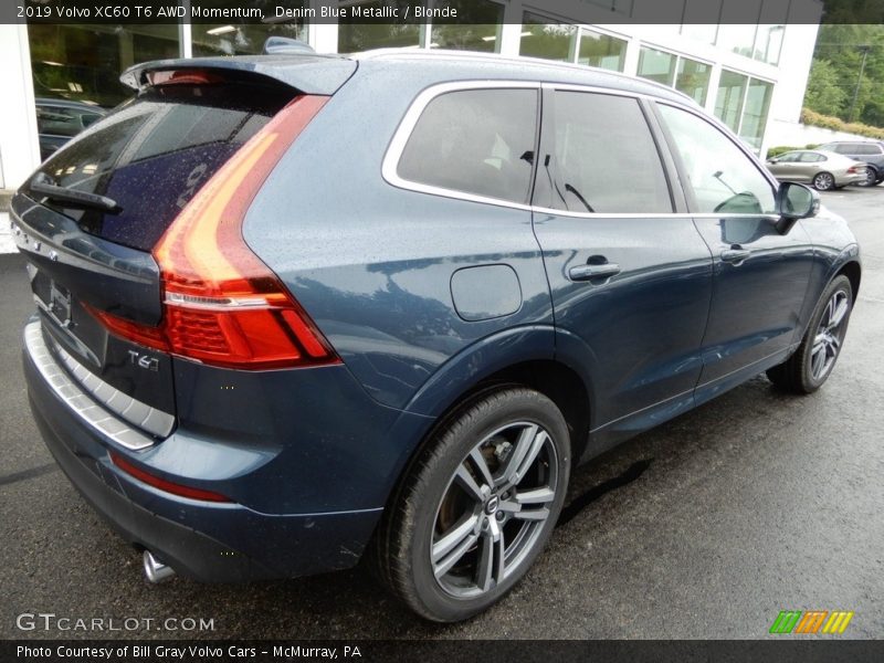 Denim Blue Metallic / Blonde 2019 Volvo XC60 T6 AWD Momentum