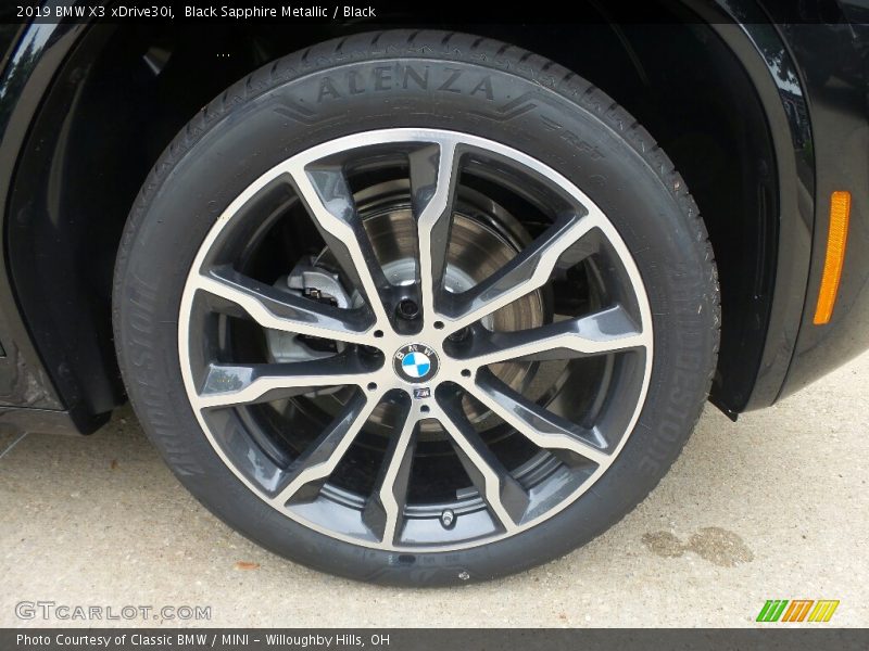 Black Sapphire Metallic / Black 2019 BMW X3 xDrive30i
