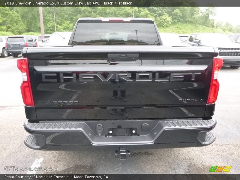 Black / Jet Black 2019 Chevrolet Silverado 1500 Custom Crew Cab 4WD