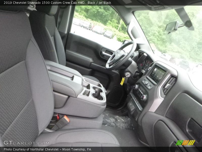 Black / Jet Black 2019 Chevrolet Silverado 1500 Custom Crew Cab 4WD