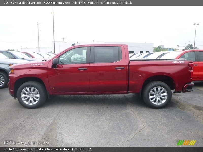  2019 Silverado 1500 Custom Crew Cab 4WD Cajun Red Tintcoat