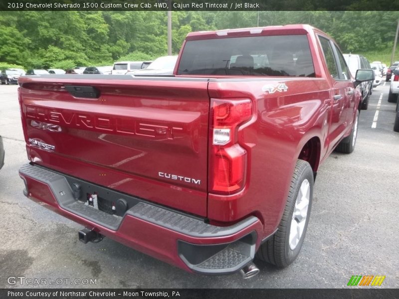 Cajun Red Tintcoat / Jet Black 2019 Chevrolet Silverado 1500 Custom Crew Cab 4WD