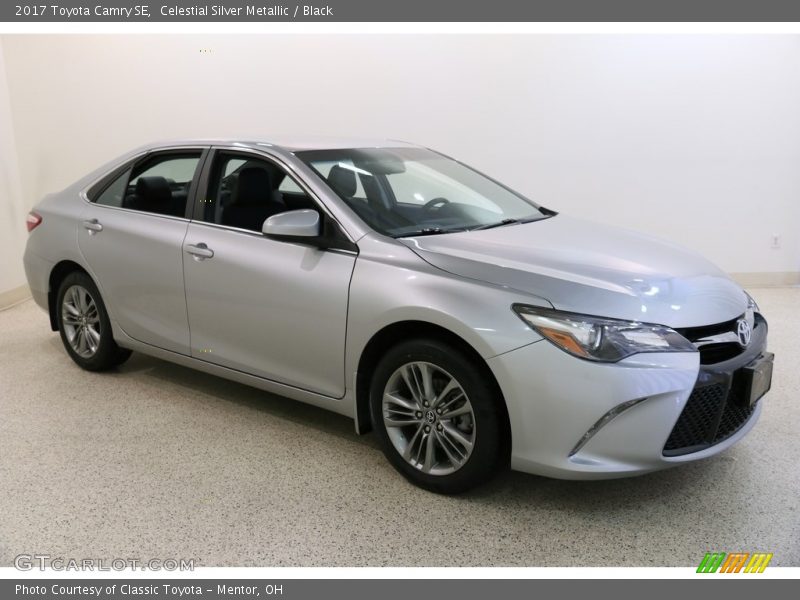 Celestial Silver Metallic / Black 2017 Toyota Camry SE
