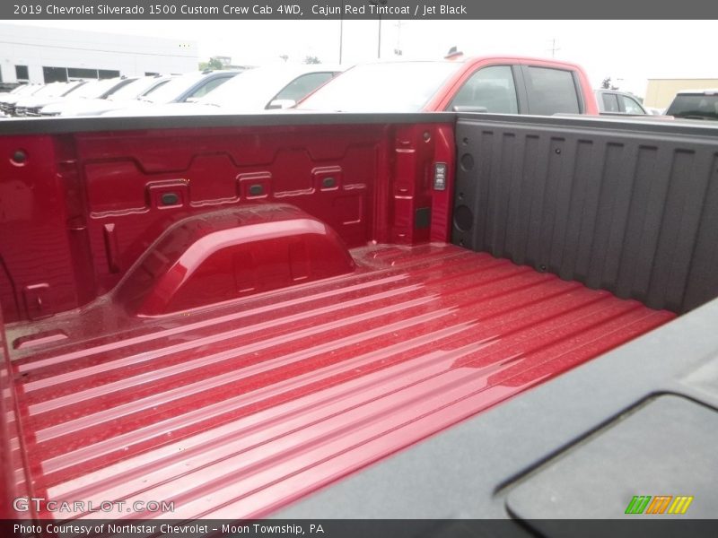 Cajun Red Tintcoat / Jet Black 2019 Chevrolet Silverado 1500 Custom Crew Cab 4WD