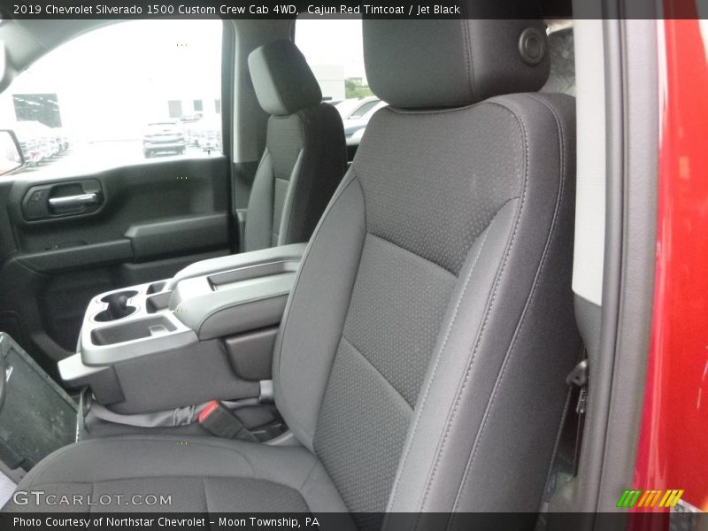 Cajun Red Tintcoat / Jet Black 2019 Chevrolet Silverado 1500 Custom Crew Cab 4WD
